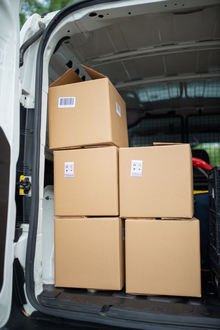 Sorting and consolidation of parts at depot warehouse